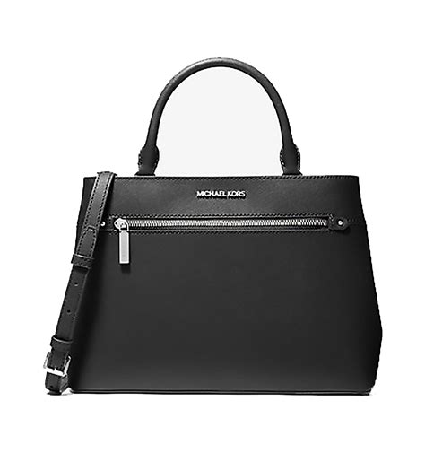 Hailee Large Saffiano Leather Satchel .